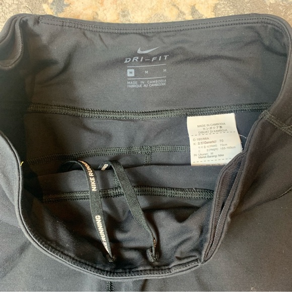 Nike Black Drifit x Mesh Leggings - Picture 5 of 6